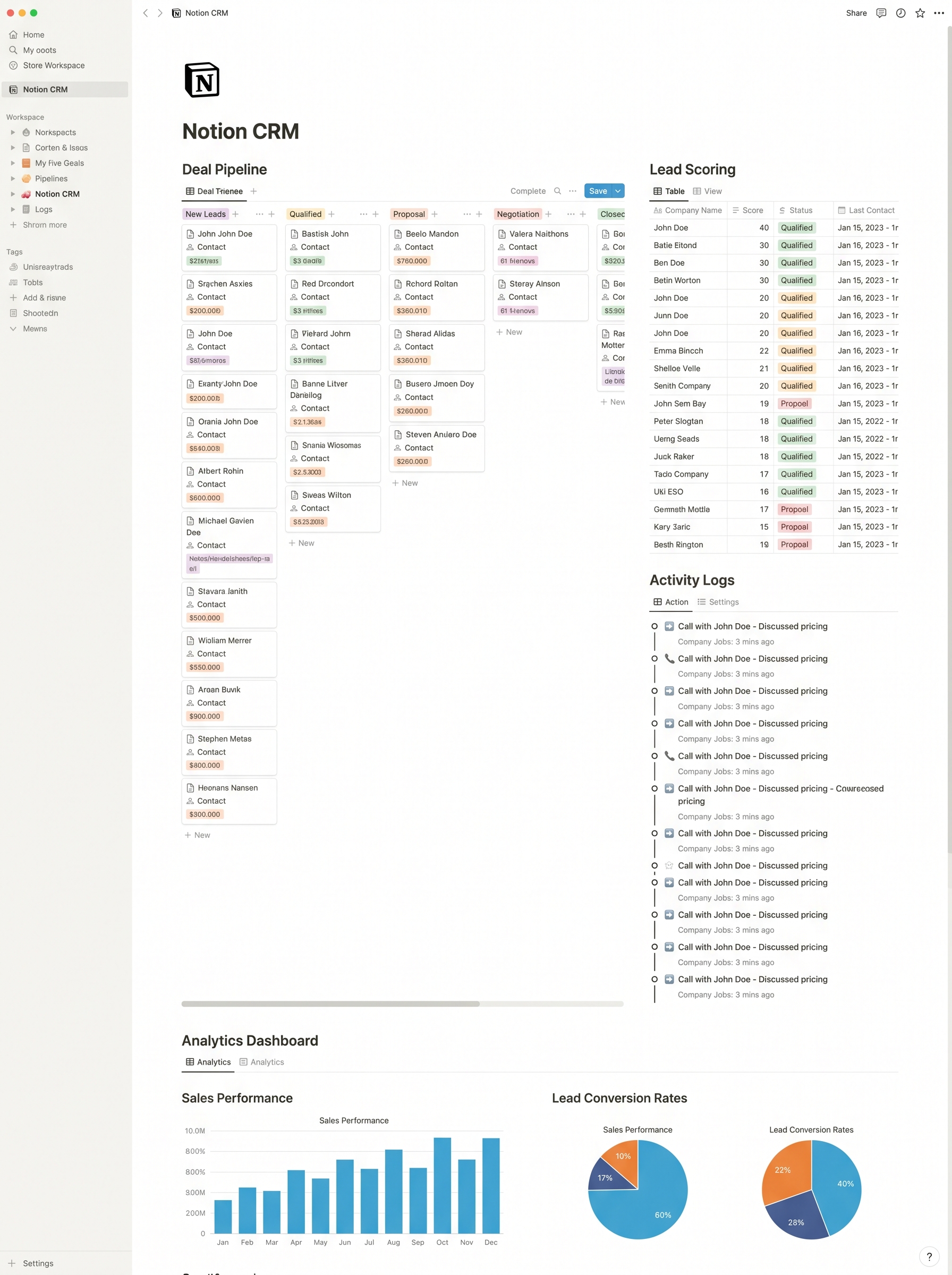 Notion CRM